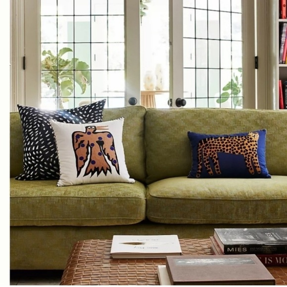 Anthropologie Marcello Velho Embroidered Folksong Pillow - Picture 7 of 7